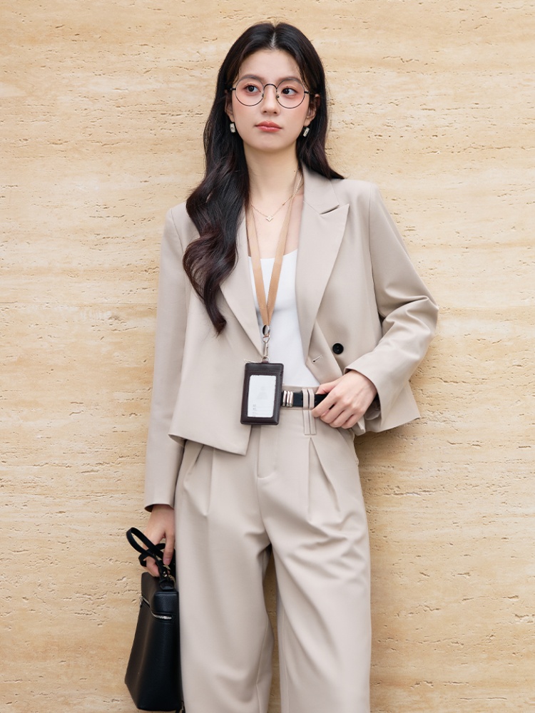 Thin profession business suit summer coat a set
