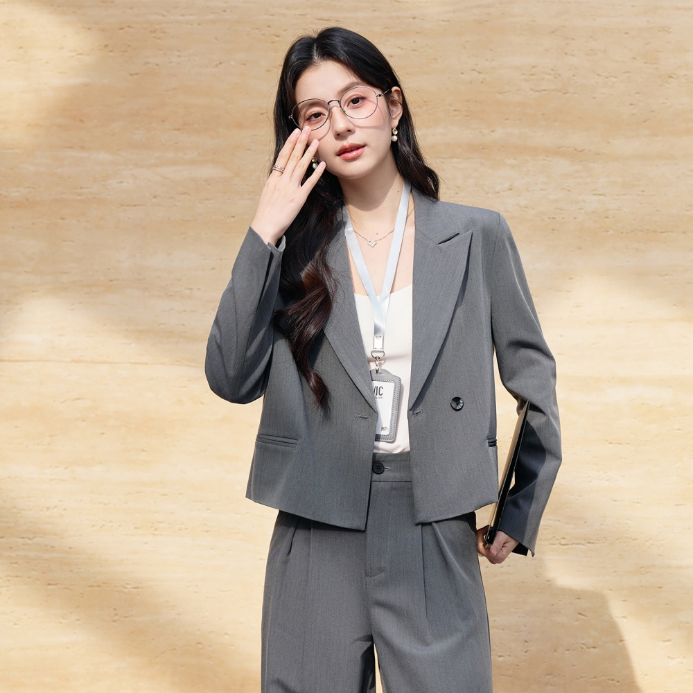 Thin profession business suit summer coat a set