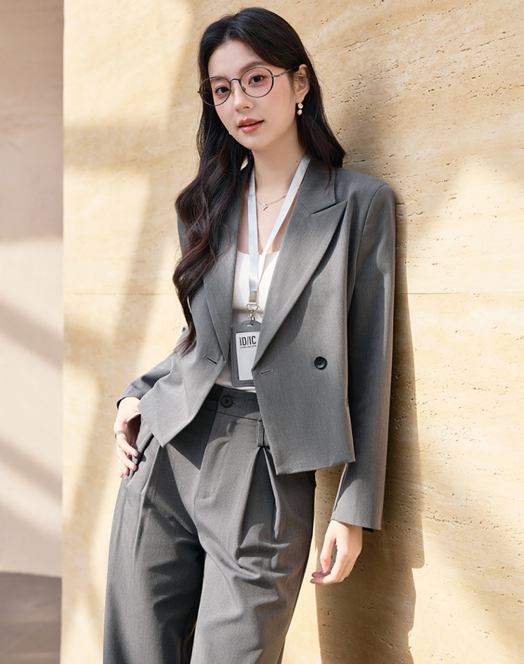 Thin profession business suit summer coat a set