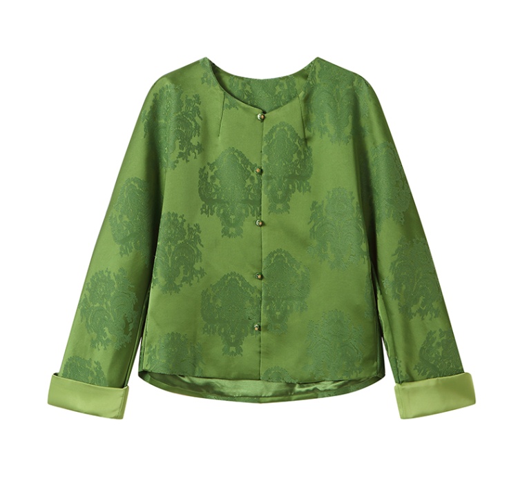 Raglan sleeve long sleeve single-breasted coat