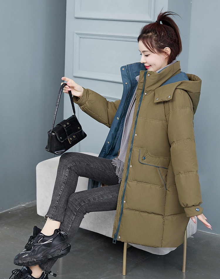 Casual loose Korean style cotton coat thermal thick down coat