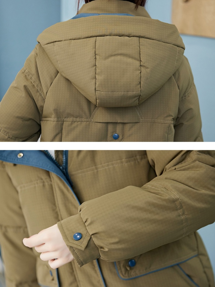 Casual loose Korean style cotton coat thermal thick down coat