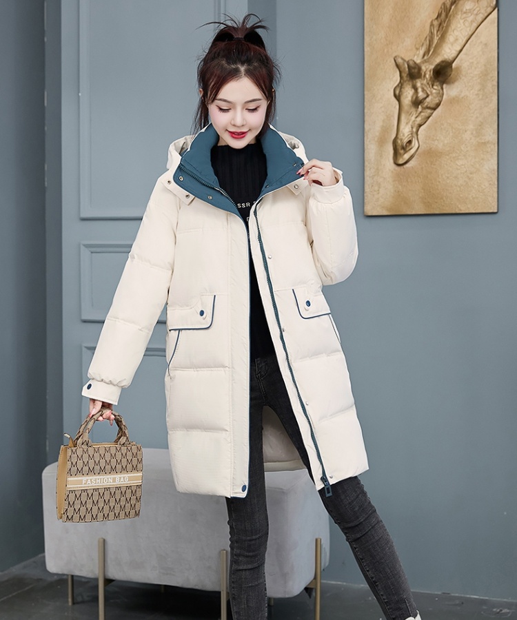 Casual loose Korean style cotton coat thermal thick down coat