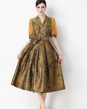 Light luxury long dress slim dress for women