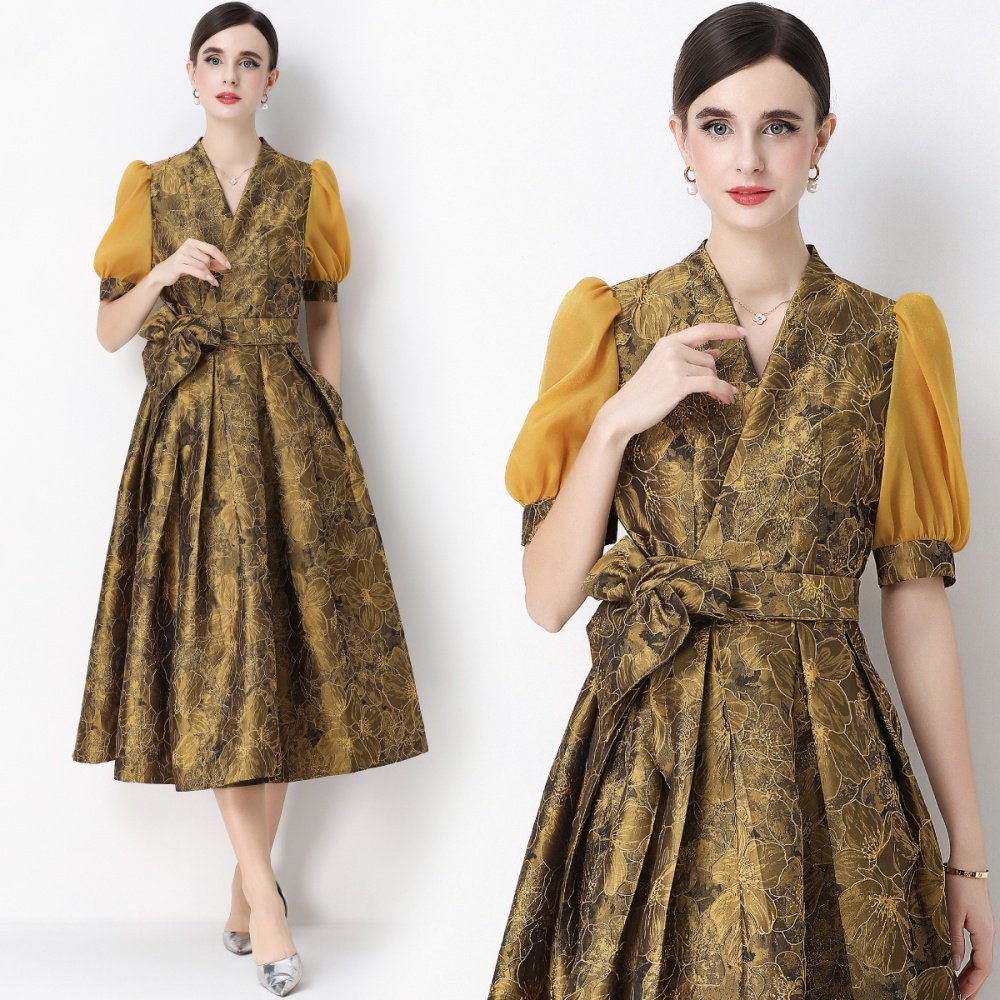 Light luxury long dress slim dress for women