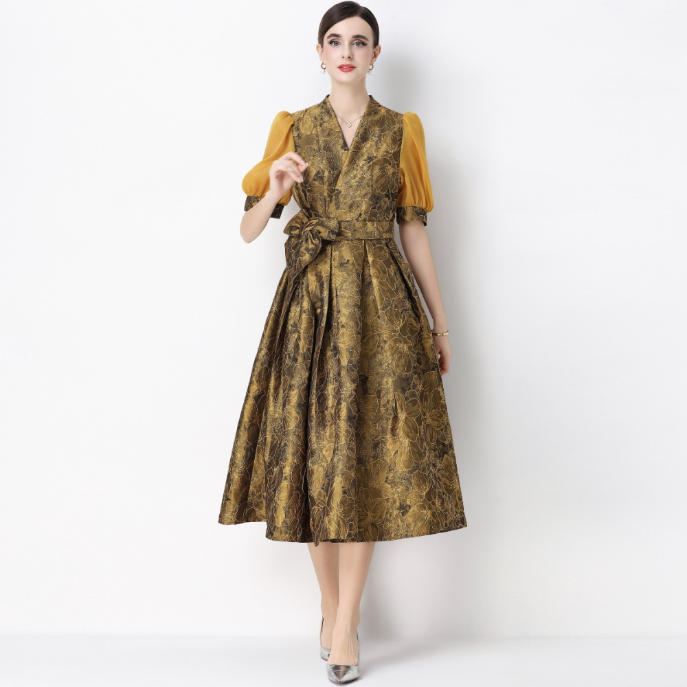 Light luxury long dress slim dress for women