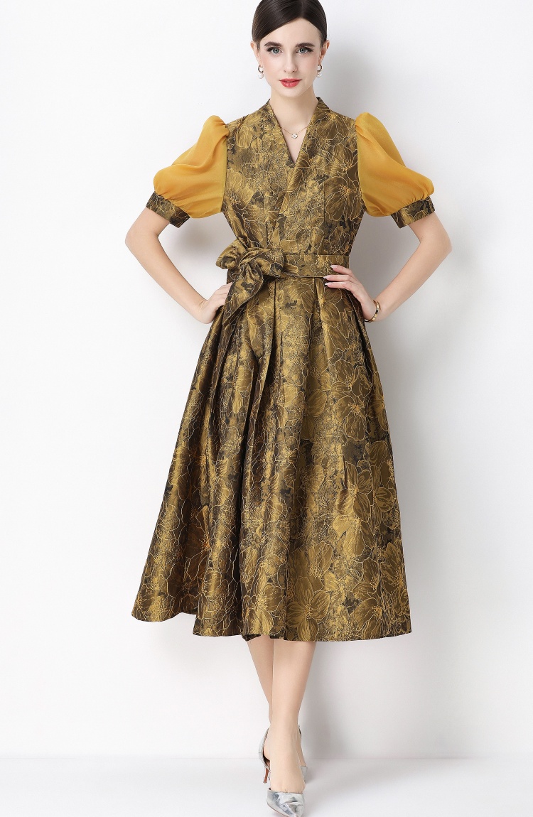 Light luxury long dress slim dress for women