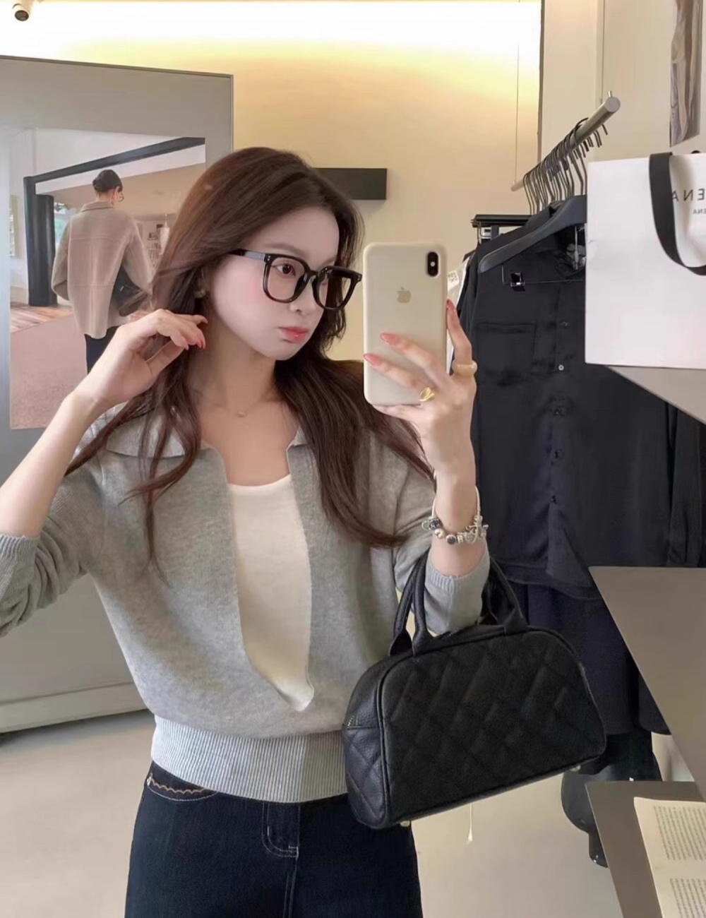 Temperament autumn sweater all-match tops for women