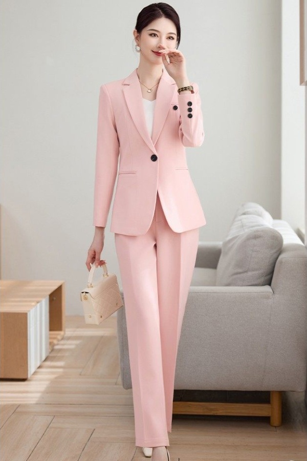 Overalls coat profession business suit 2pcs set for women