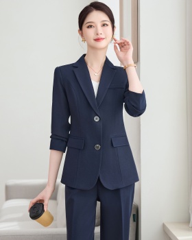 Long sleeve business suit suit pants 2pcs set