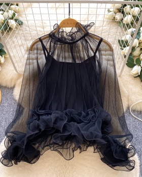 Ladies shirt sling small shirt 2pcs set for women