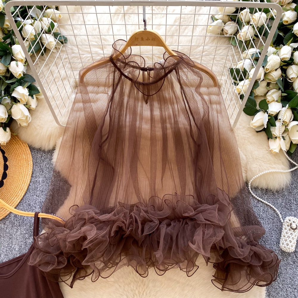 Ladies shirt sling small shirt 2pcs set for women