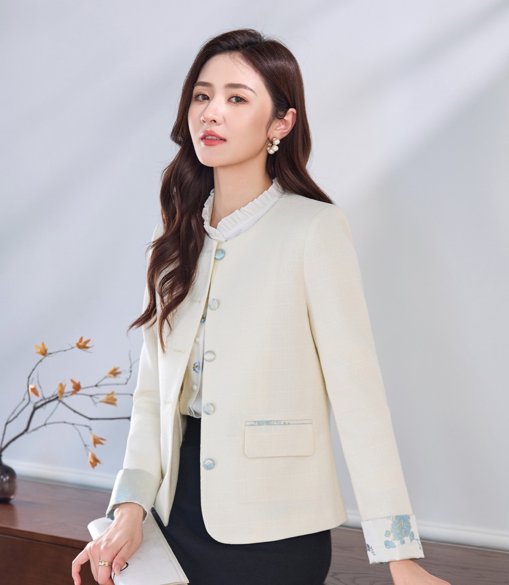 Profession long sleeve coat overalls business suit for women