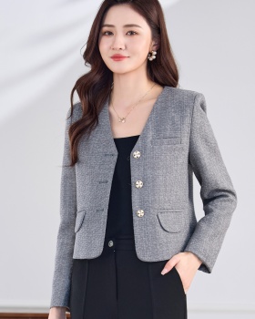 Long sleeve coat overalls business suit for women