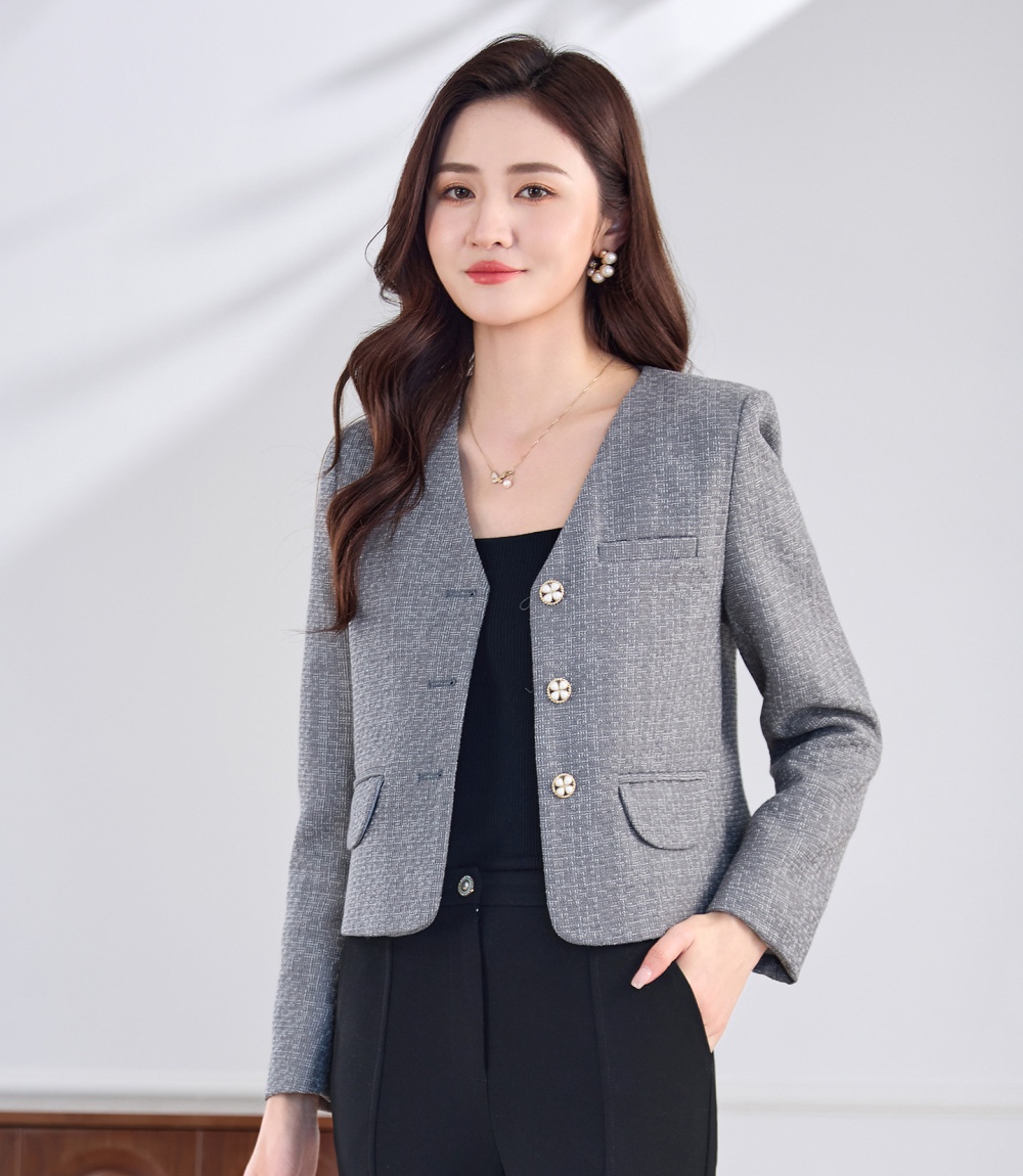 Long sleeve coat overalls business suit for women