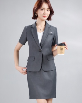 Profession coat overalls business suit 2pcs set