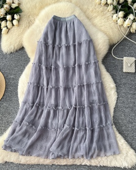 Temperament long France style spring skirt for women