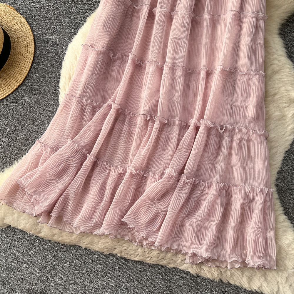 Temperament long France style spring skirt for women
