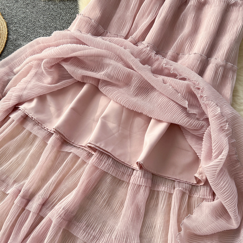 Temperament long France style spring skirt for women