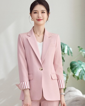 Overalls profession business suit long sleeve coat for women