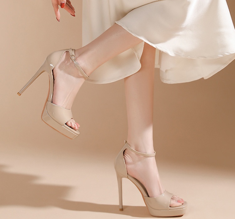 Fine-root sandals high-heeled high-heeled shoes for women