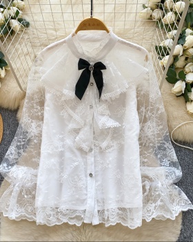 France style show young tops splice niche shirt