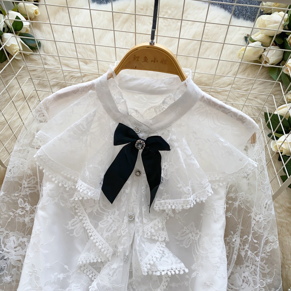 France style show young tops splice niche shirt