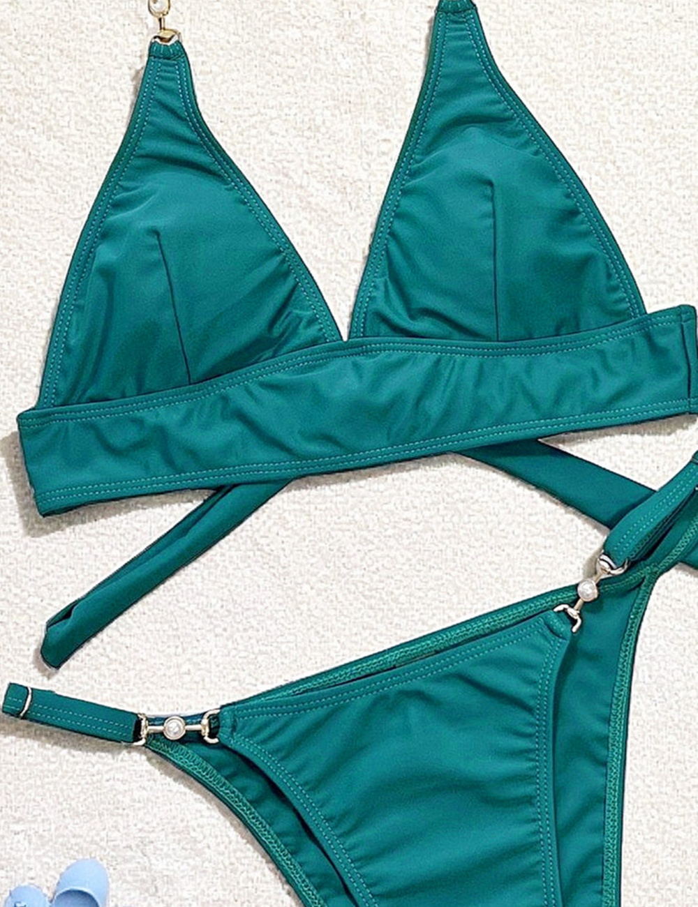 European style bikini swimwear halter separates swimsuit