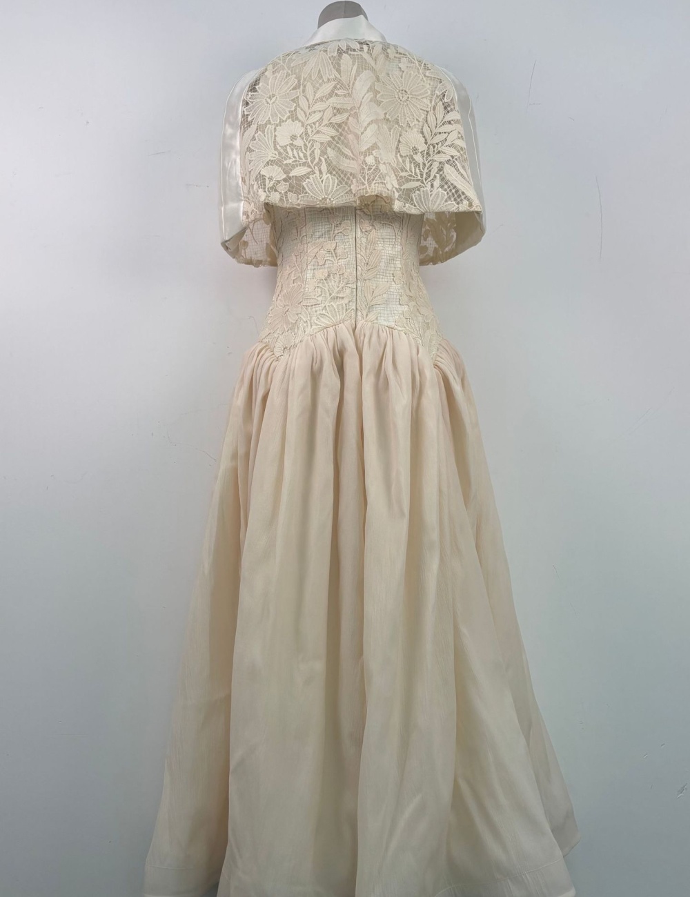 Temperament lace slim dress elegant niche shawl