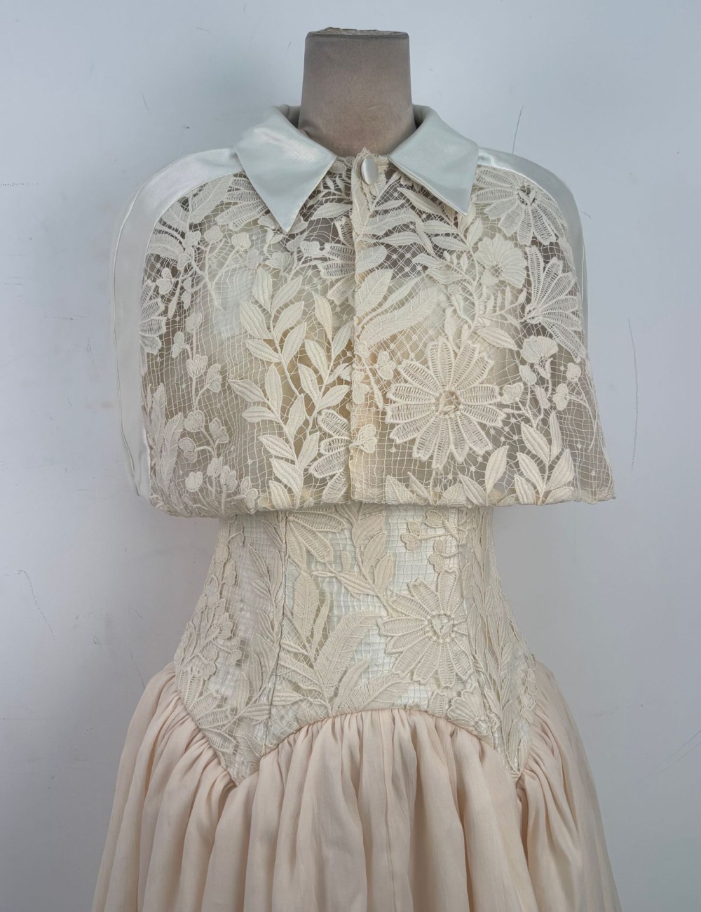 Temperament lace slim dress elegant niche shawl