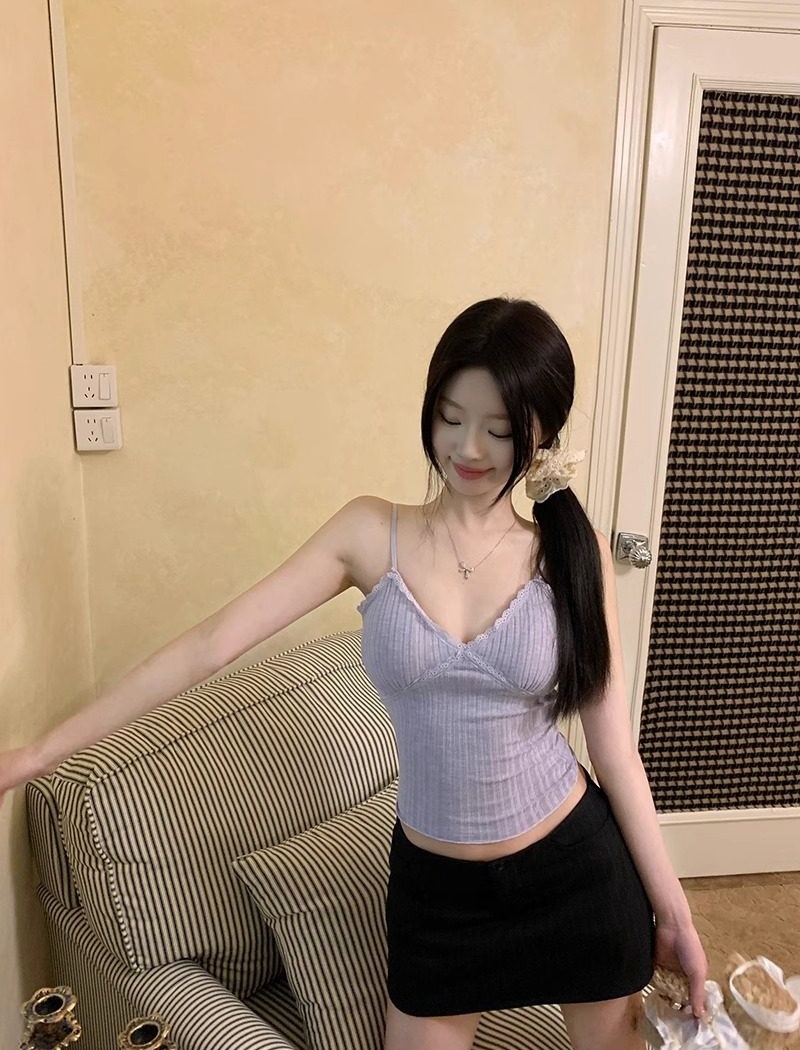 Sling enticement Bra wrapped chest with chest pad vest