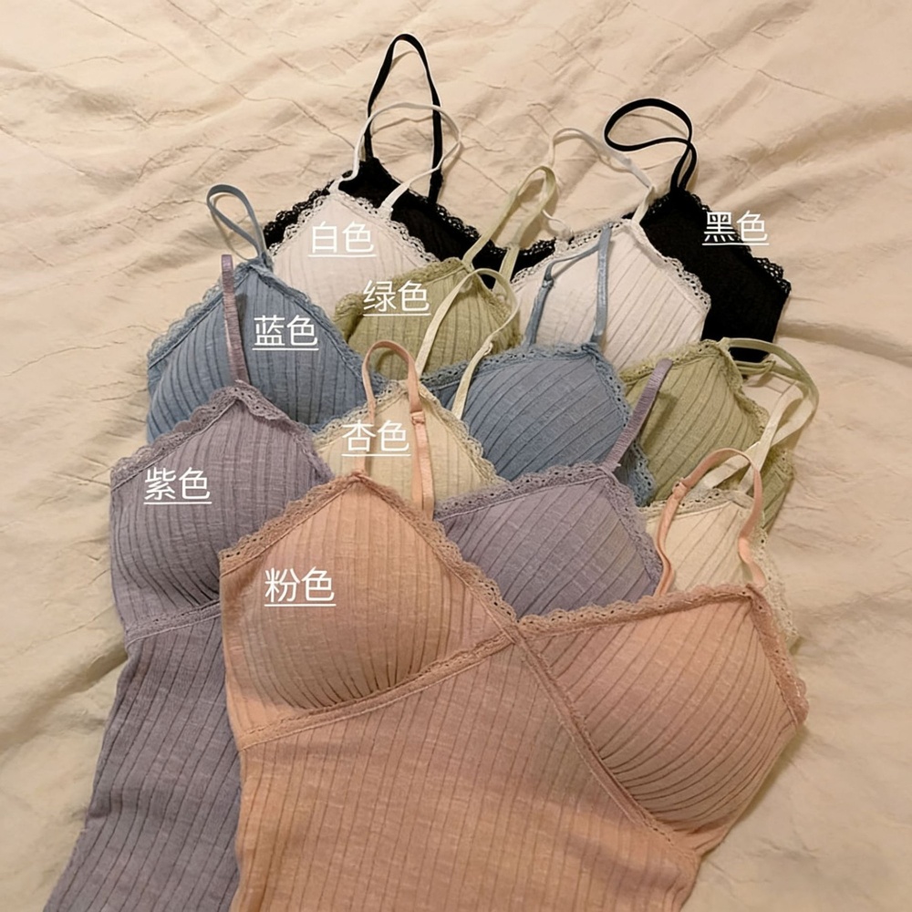 Sling enticement Bra wrapped chest with chest pad vest