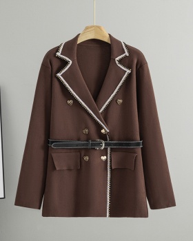 Knitted profession sweater loose cardigan for women