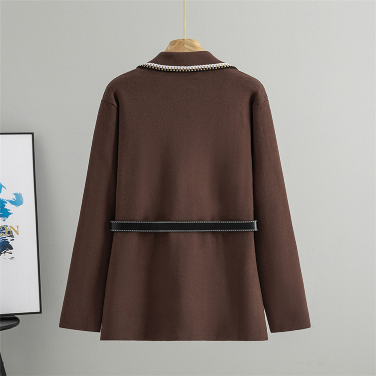 Knitted profession sweater loose cardigan for women