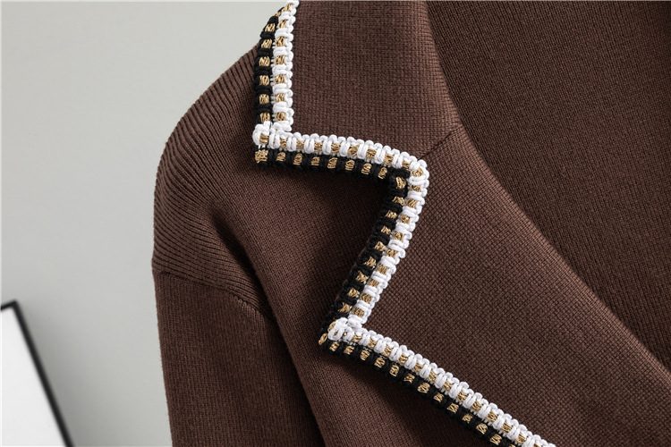 Knitted profession sweater loose cardigan for women