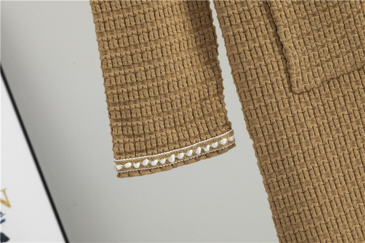 Spring and autumn slim European style knitted dress