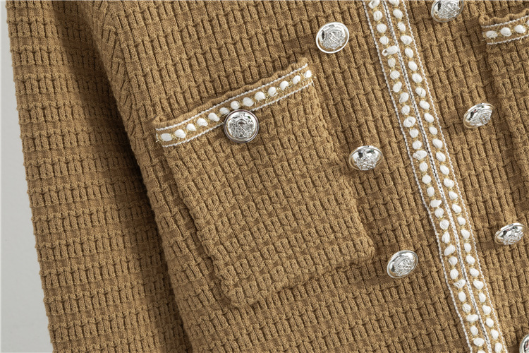 Spring and autumn slim European style knitted dress