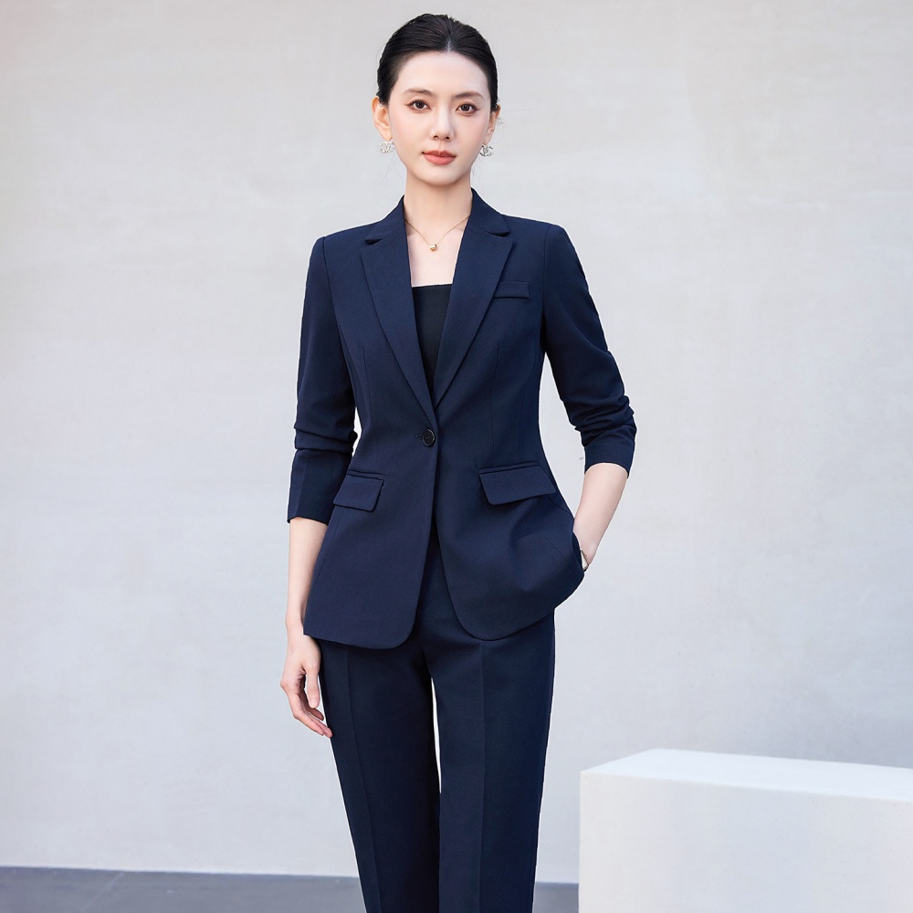 Profession thin coat summer suit pants a set