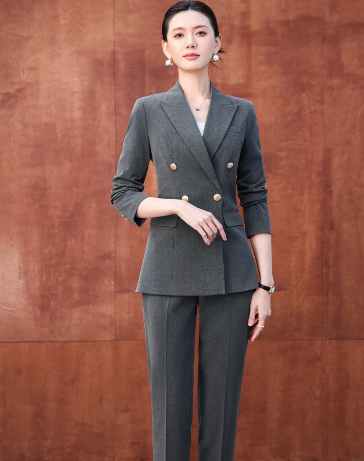 Profession business suit thin coat 2pcs set for women