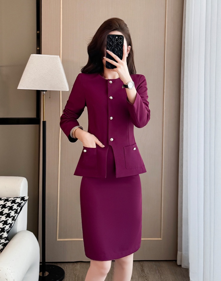 Profession thin business suit summer skirt a set for women