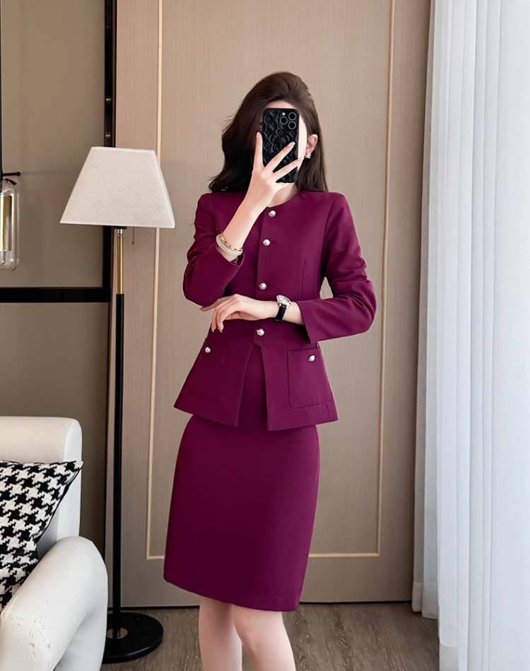 Profession thin business suit summer skirt a set for women