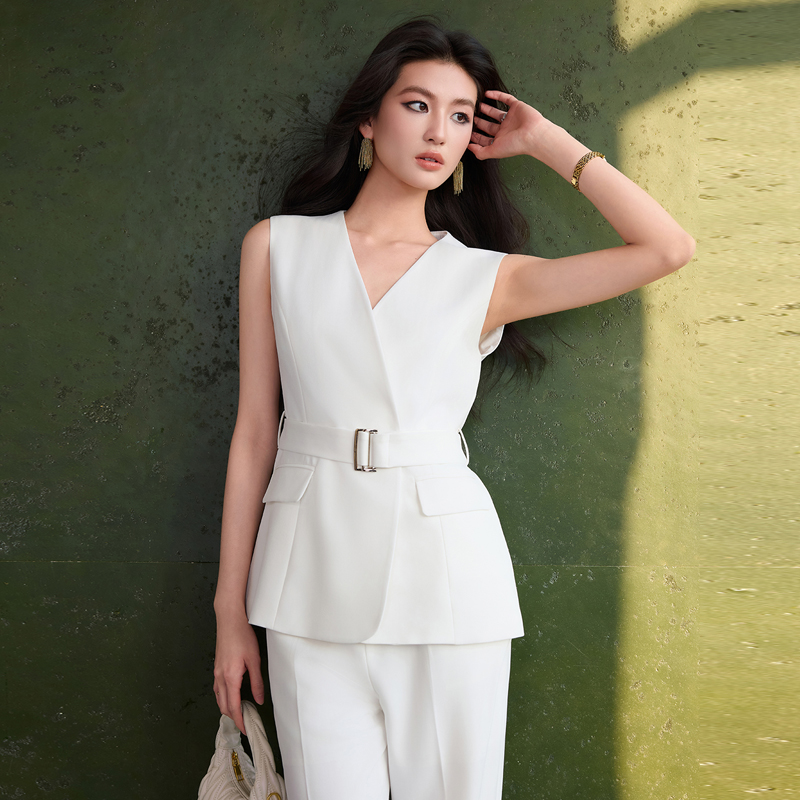 Summer business suit thin waistcoat for women