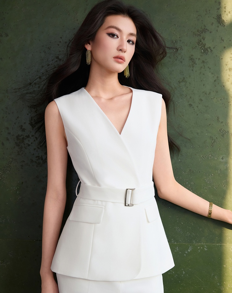 Summer business suit thin waistcoat for women