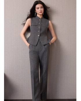 Thin business suit summer suit pants a set for women