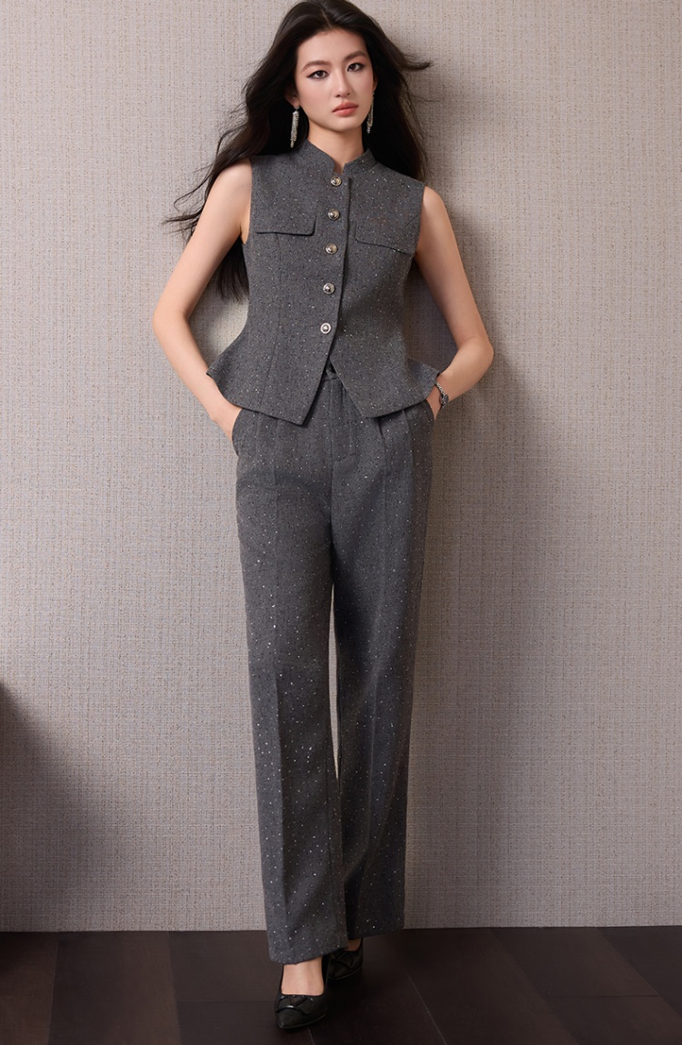 Thin business suit summer suit pants a set for women