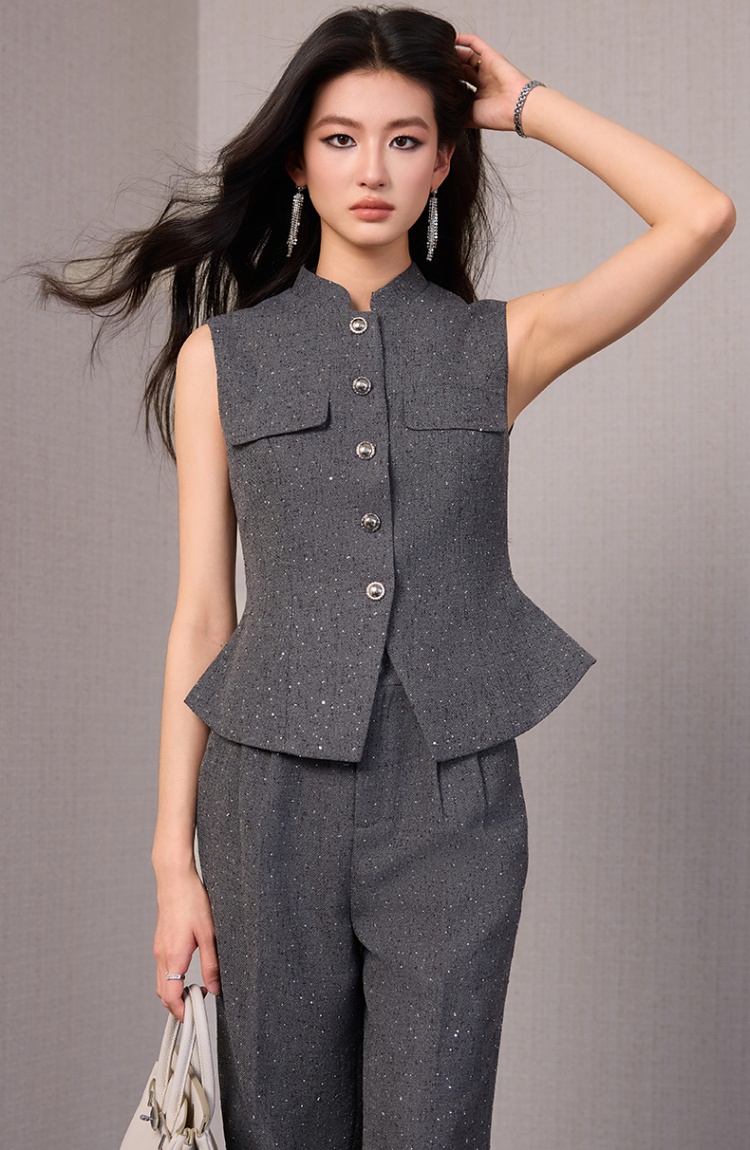 Thin business suit summer suit pants a set for women