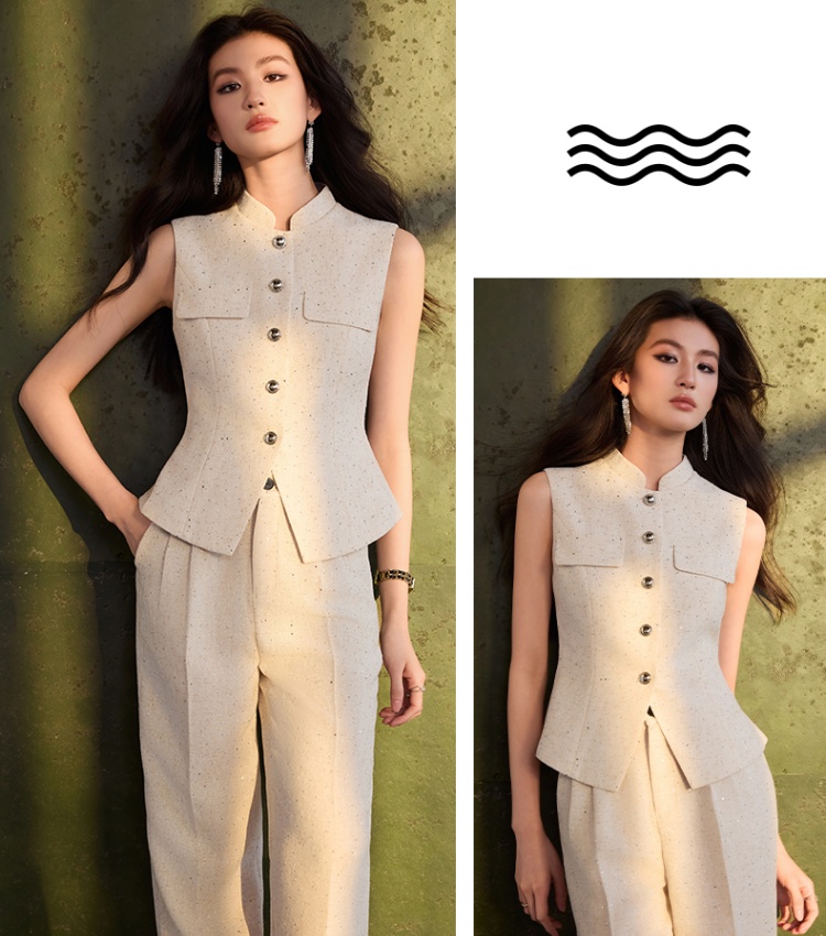 Thin business suit summer suit pants a set for women