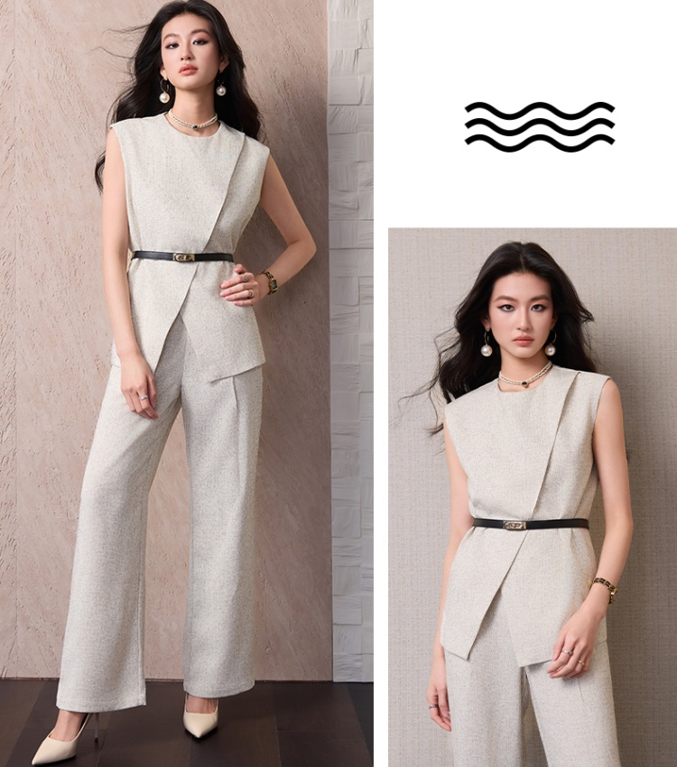 Summer profession coat thin waistcoat a set