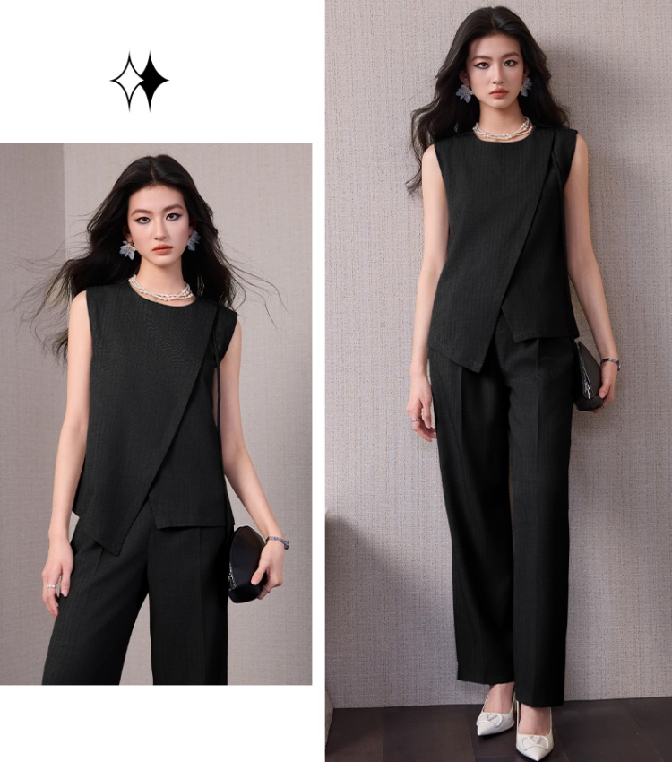 Profession summer suit pants thin business suit a set