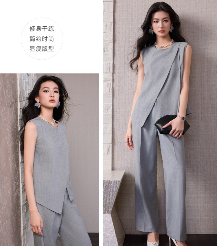 Profession summer suit pants thin business suit a set